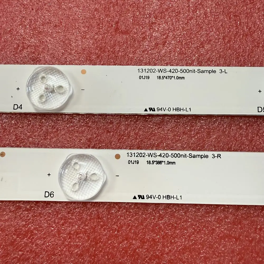 Tira completa de LED 9LED para Panasonic TC-42AS610B TC-42AS610L TC-42AS610 131202-WS-420-500nit-muestra 3-L/R