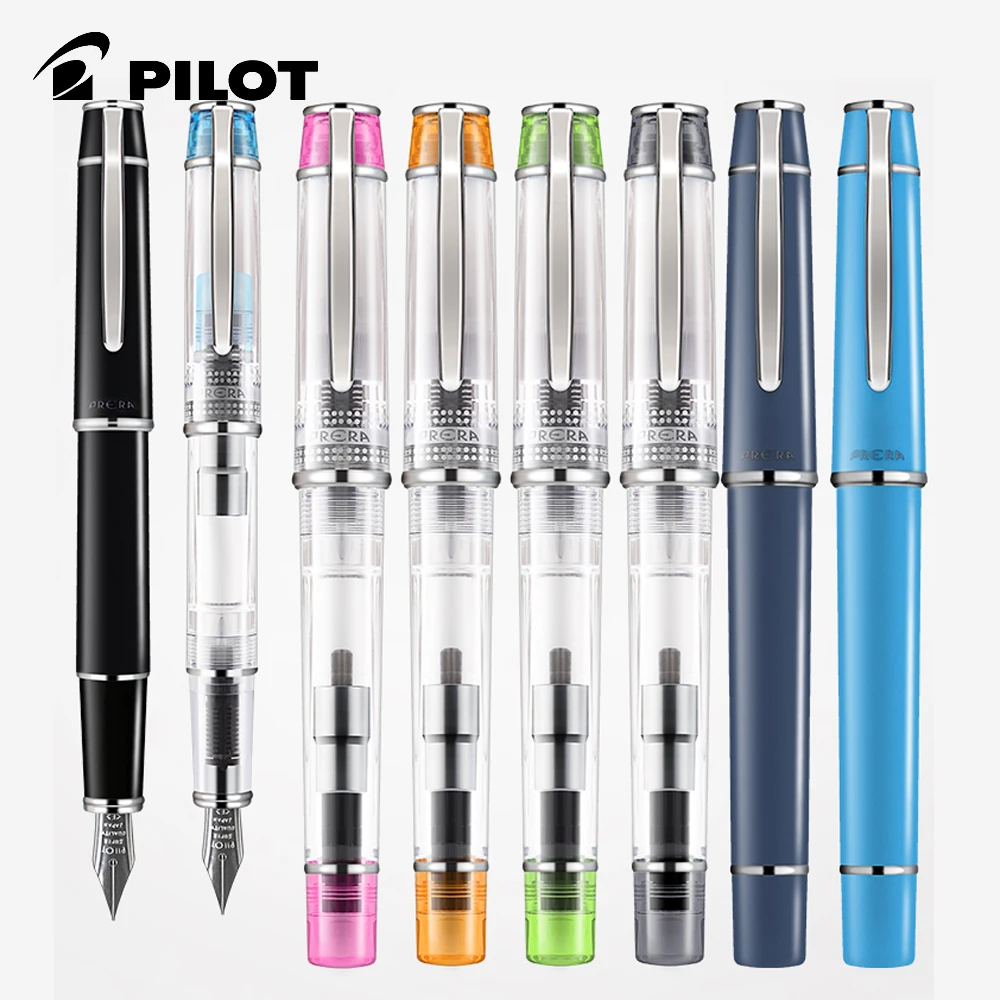 PILOT PRERA Fountain Pen FPRN-350R Ink Pen Cute and Compact Color Transparent Practice Fountain Pen