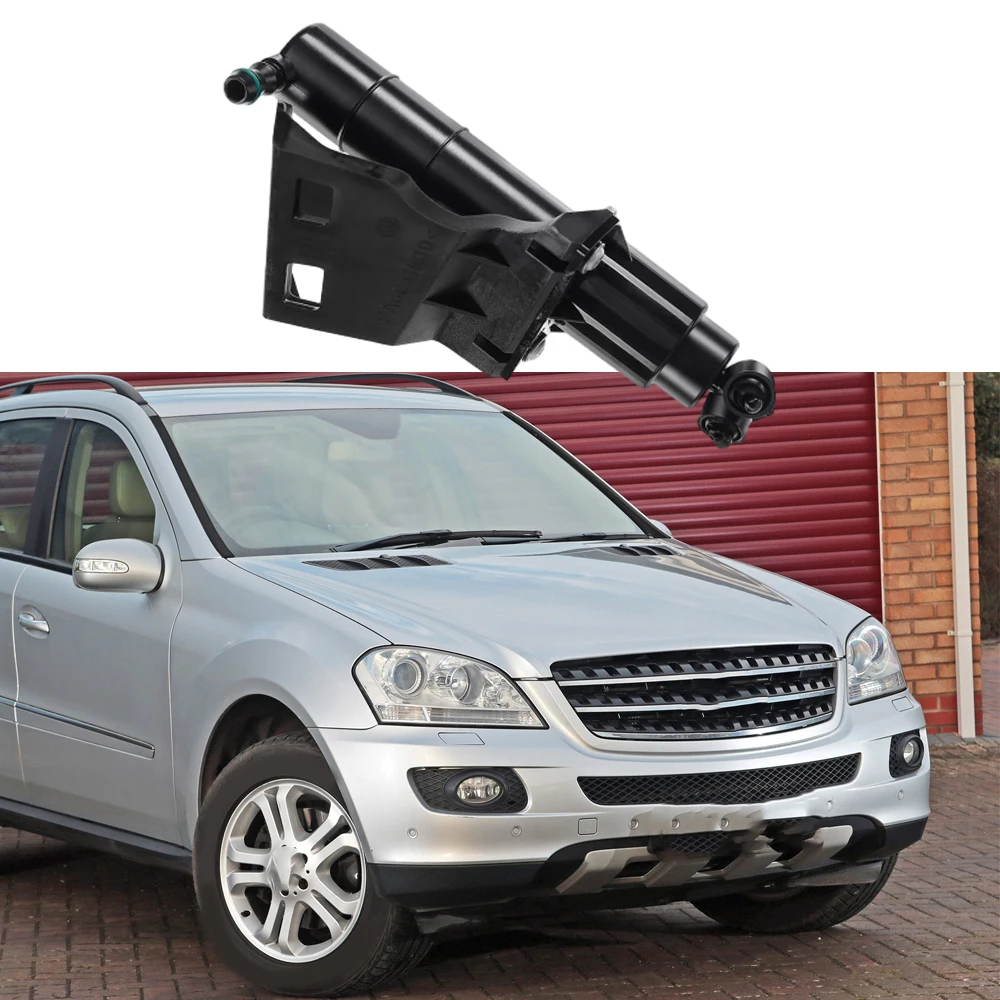 Front Headlight Washer Nozzle Sprayer for Mercedes-Benz ML63 AMG W164 All Engine Sport Utility 2007-2012 1648600547 A1648600547