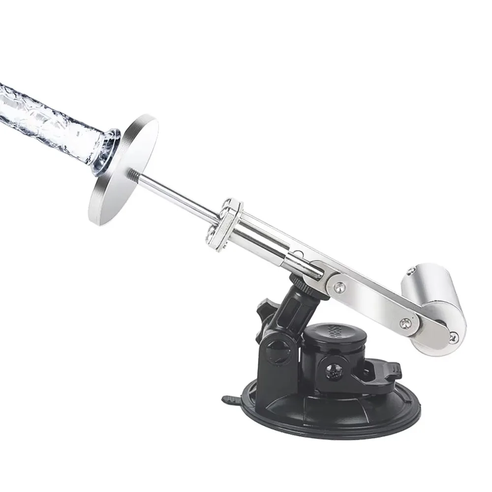 Mini Telescopic Sex Machine with Dildo with 60mm Plate Automatic Telescopic Reciprocating Linear Actuator Sexual Toys