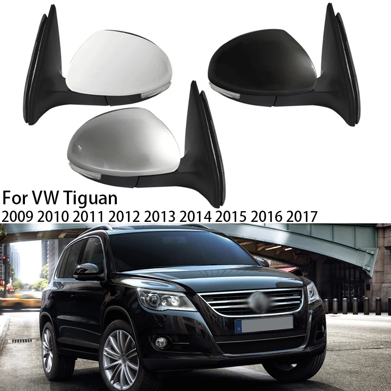 

Для Фольксвагена Tiguan 2009 2010 2011 2012 2013 2014 2016 2017 автоматическое питание Подогрев сигнала поворота боковое зеркало в сборе 6/8/13 провод