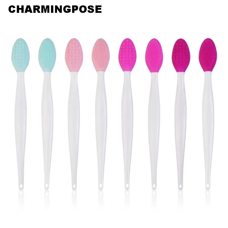 Brosse de nettoyage des pores en Silicone double face, outil manuel d'élimination de l'acné pour le visage et le nez, épurateur de soins de la peau de taille voyage, points noirs