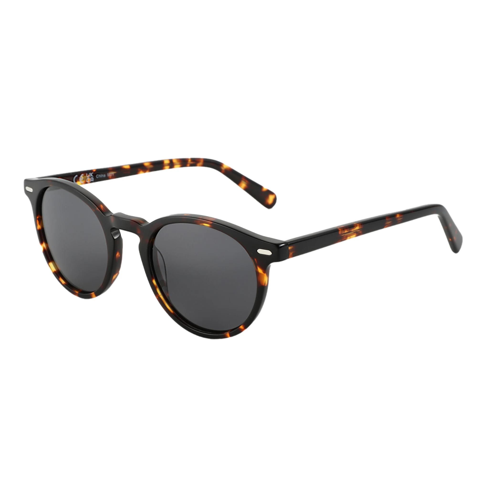 ZENOTTIC 2026 Modische Runde Polarisierte Sonnenbrille für Damen UV400-Schutz Hochwertige Acetat Retro-Sonnenbrille ZS6215 – Detail 14
