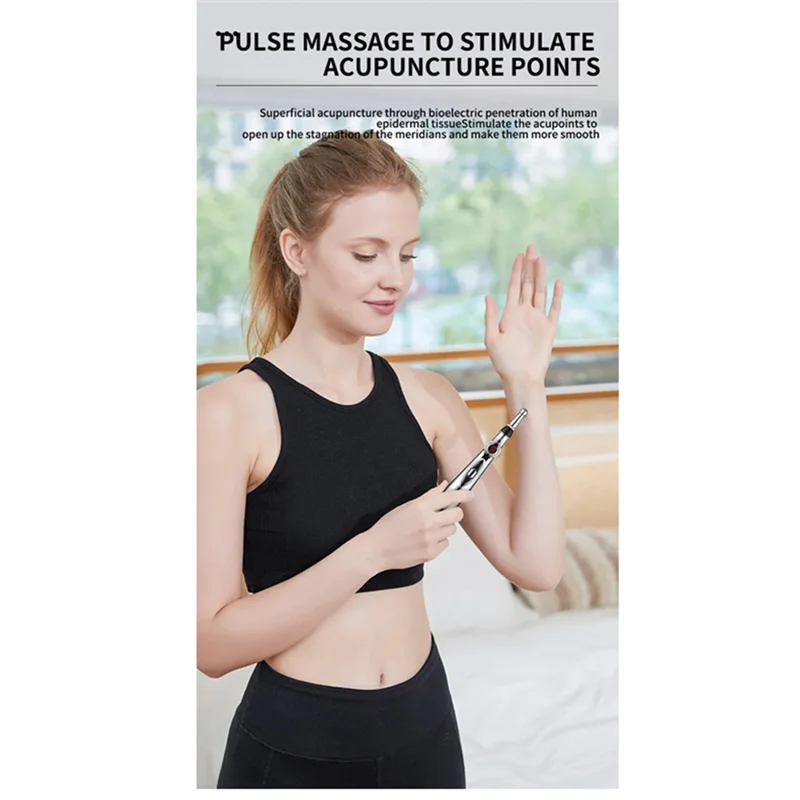 

Электронная ручка для акупунктуры, набор ручек для акупунктуры Meridian Energy Meridian Pen, набор массажных ручек