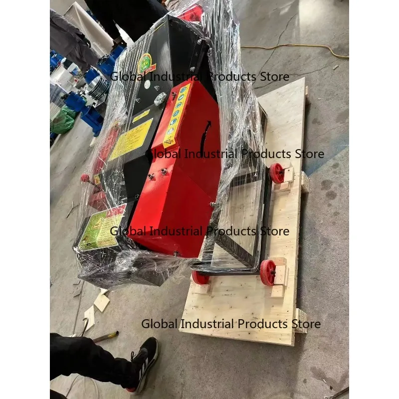 

Mobile Phone Husk Cutting Machine for Corn And Wheat Straw Silage Forage Crop Grinder Farm Help Straw Cutting And Grinding