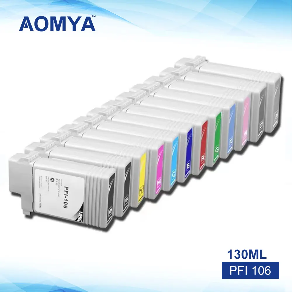 

PFI-106 PFI106 Compatible Ink Cartridge with pigment ink and chip for Canon iPF6400S iPF6400 iPF6450 printer