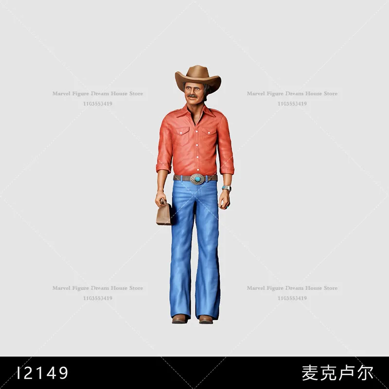 1/64 1/43 1/35 échelle Miniature scène poupée Cannonball voiture de course Kelly Clydus Mack Enos Action non panité blanc Mini figurine