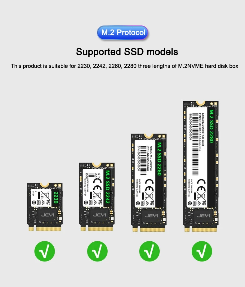 صندوق تخزين M.2 SSD RGB الضوء المحيط NVMe/NGFF بروتوكول مزدوج محرك الأقراص الصلبة الخارجية 20G صندوق القرص الصلب القابل للإزالة للكمبيوتر بدون أدوات