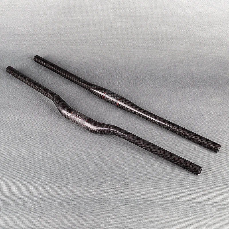 Ultralight 3K glossy  Carbon  handelbar  Bicycle MTB Handlebar rise Mountain Bike handlebar  31.8mm  600-760mm FCFB