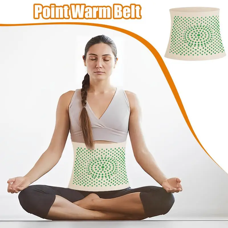 Mugwort Waist Belt Wormwood Point Warm Belt Breathable Menstrual Belt Lumbar Support Belt Thermal Support Belt For Women Fall