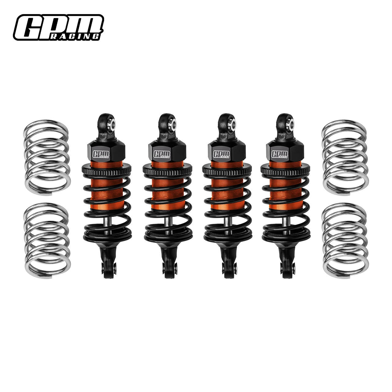 GPM 1/10 4WD Ford GT4-TEC 2.0 (83056-4) TRAXXAS Alu F&R صدمات فائقة مملوءة بالزيت #5