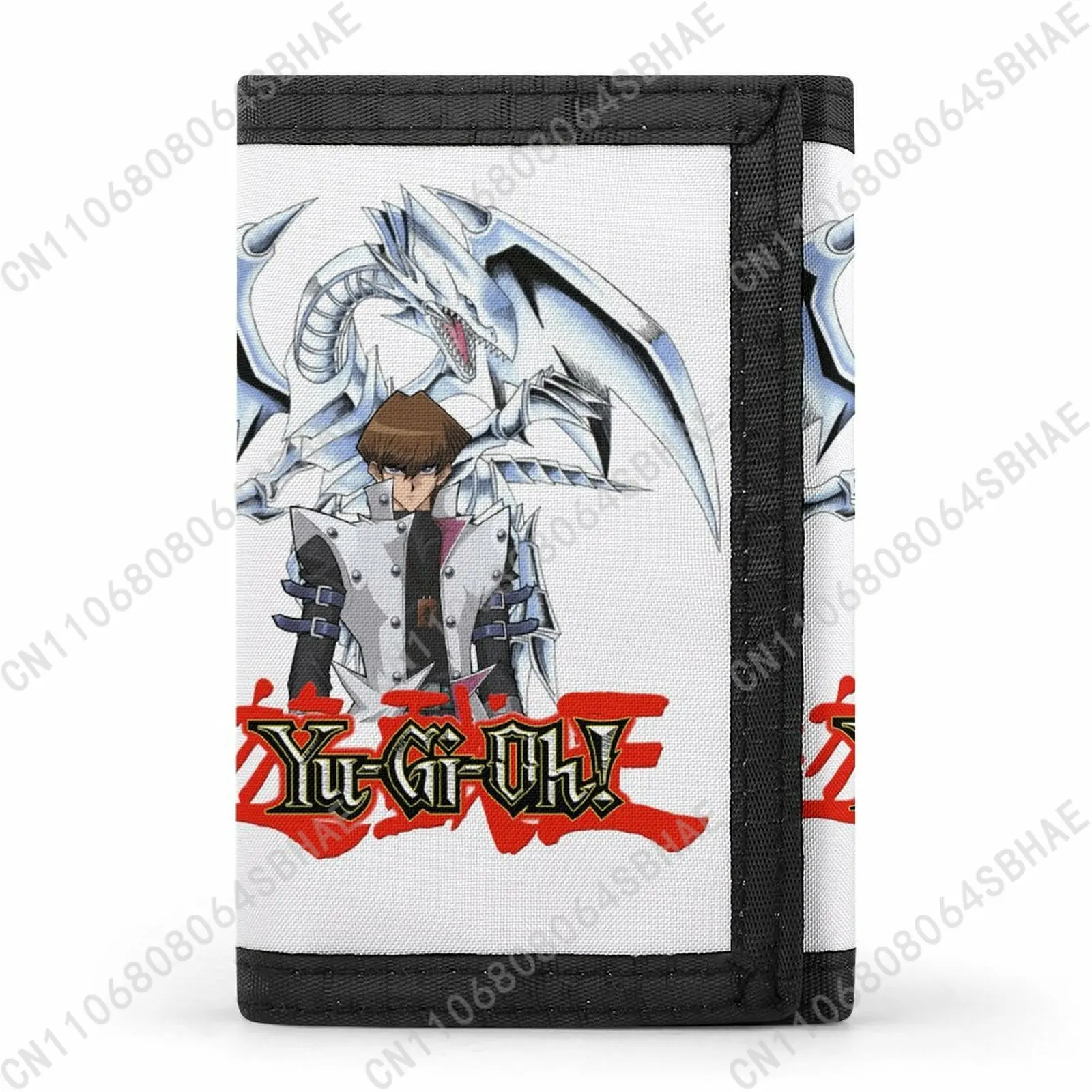 

Yu-Gi-Oh Trendy Tri Fold Wallet Teenage Girls Boys Slim 3 Fold Card Personalized Pattern Purse for School Daily Use