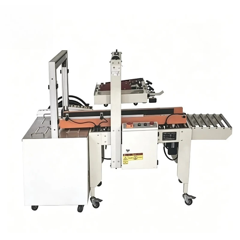 Full Automatic Adjustable 4-Side Corner Taping Machine Case Sealer
