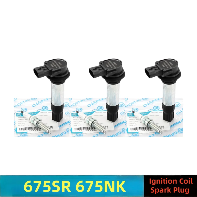 

For CFMOTO 675SR 675NK Ignition Coil Spark Plug 675 SR 675 NK CF650-10-11 Motorcycle Original Accessories High-pressure Cap