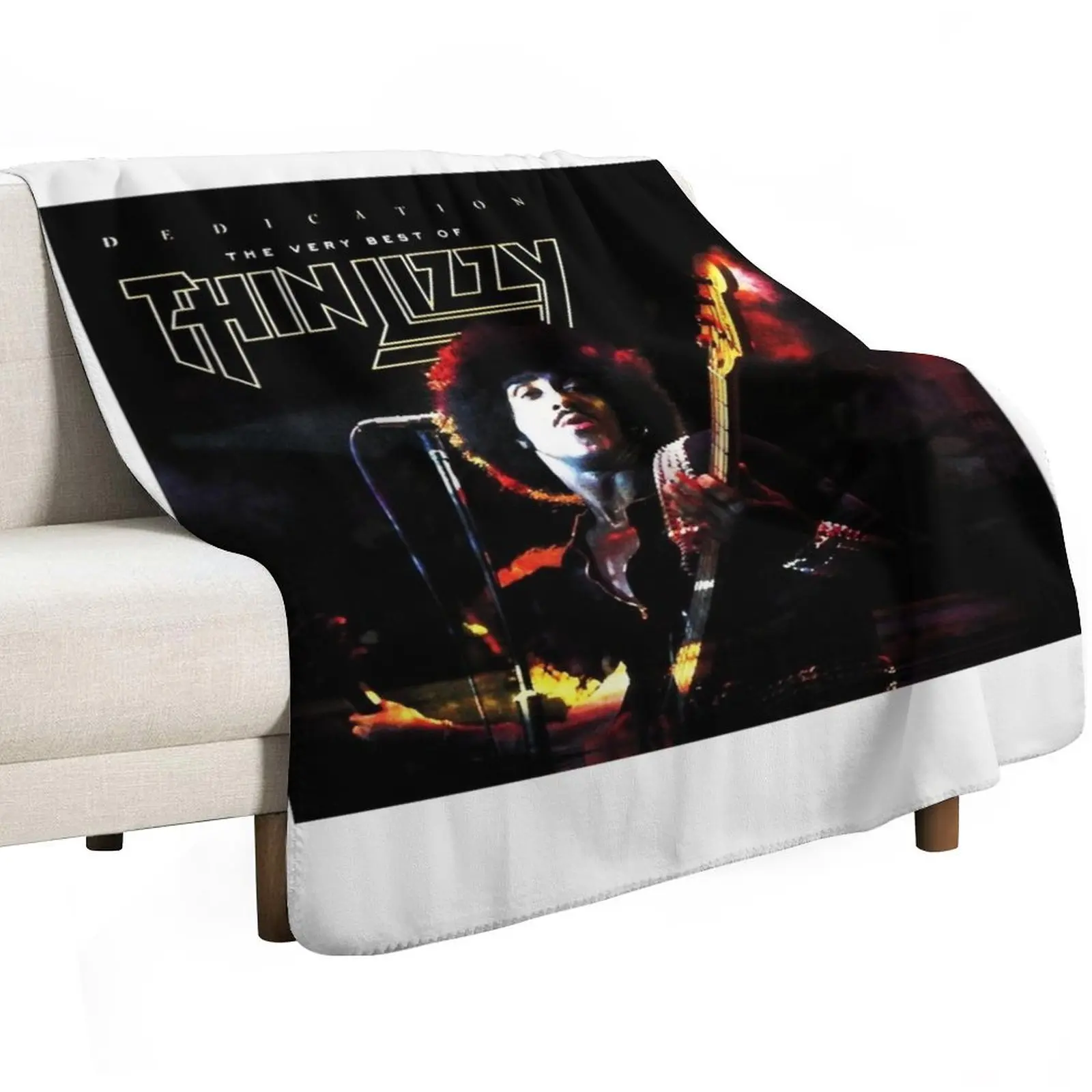 thin lizzy Love YouFunny Throw Blanket halloween Luxury Thicken Baby Plaid Sofa Quilt wednesday Blankets