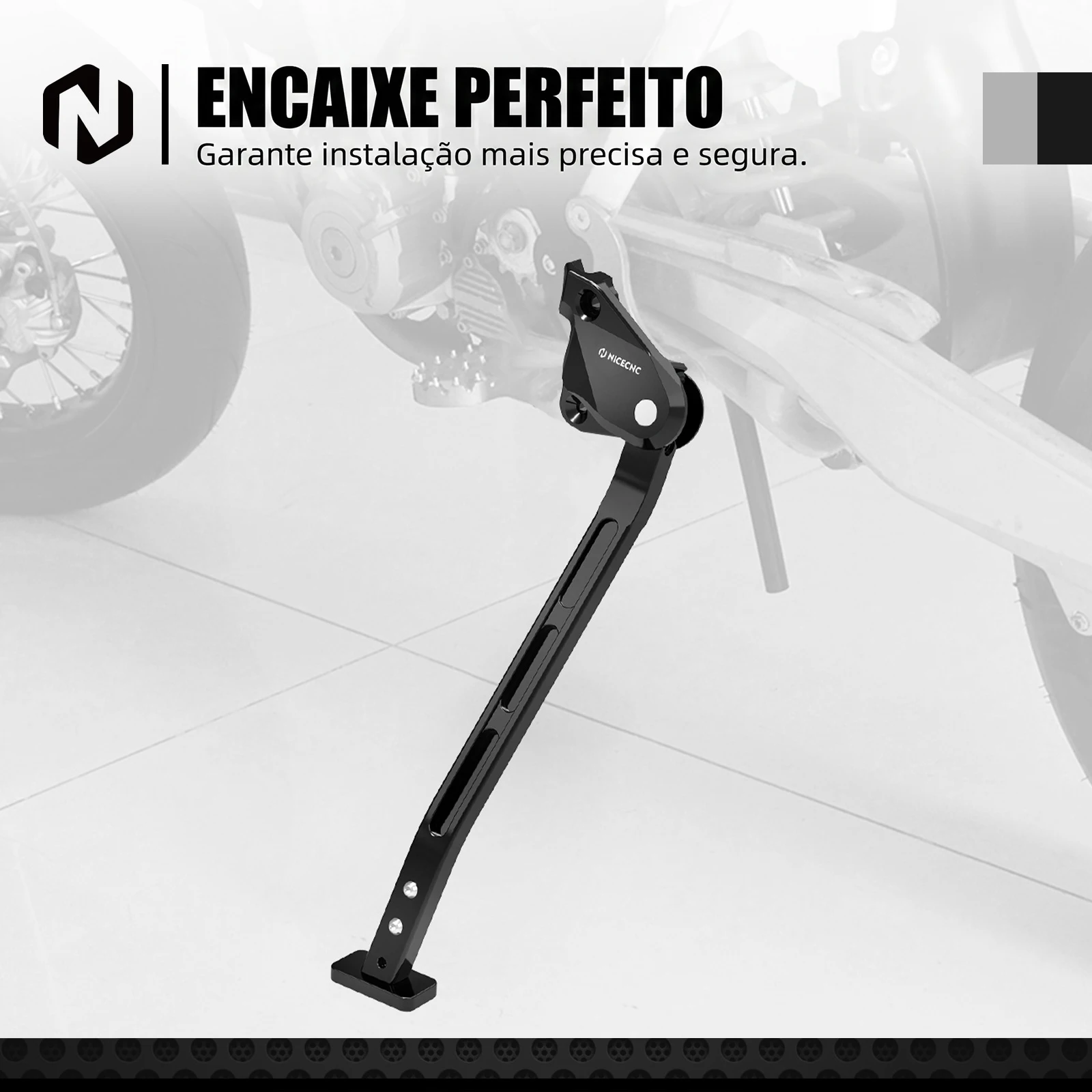 NICENC Für KTM SX-F 450 2016-2025 25MM Verstellbarer Seitenständer für KTM SX 250 SX-F 350 GasGas MC350F Husqvarna FC350 – Detail 13