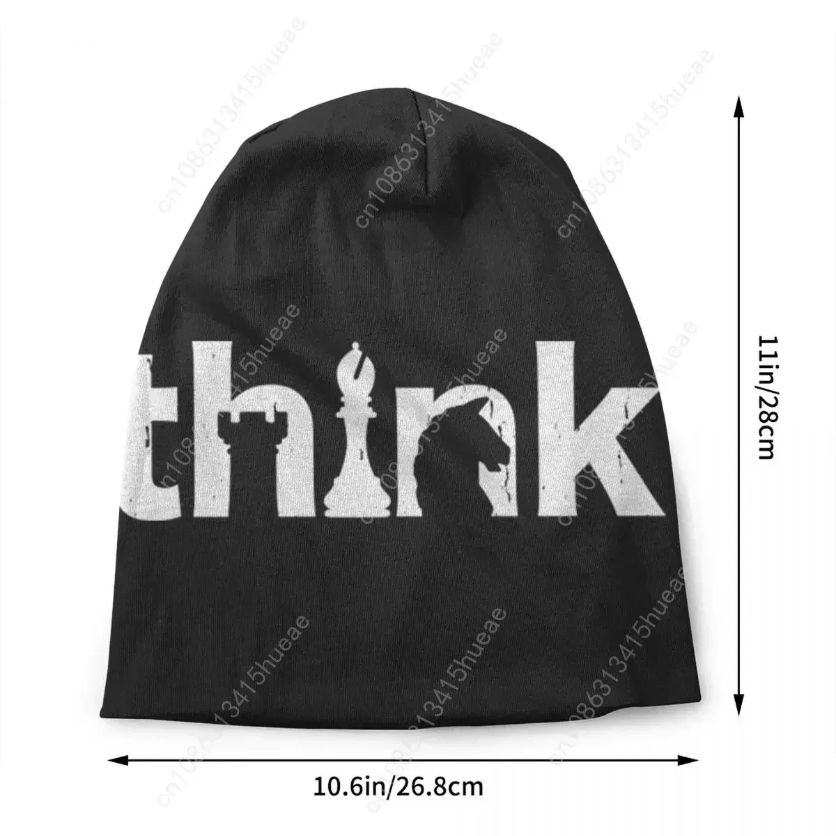 Fashion Winter Warm Women Men Knit Hats Adult Unisex Think Chess Pieces Player Skullies Beanies Caps Funny Game Bonnet Hats