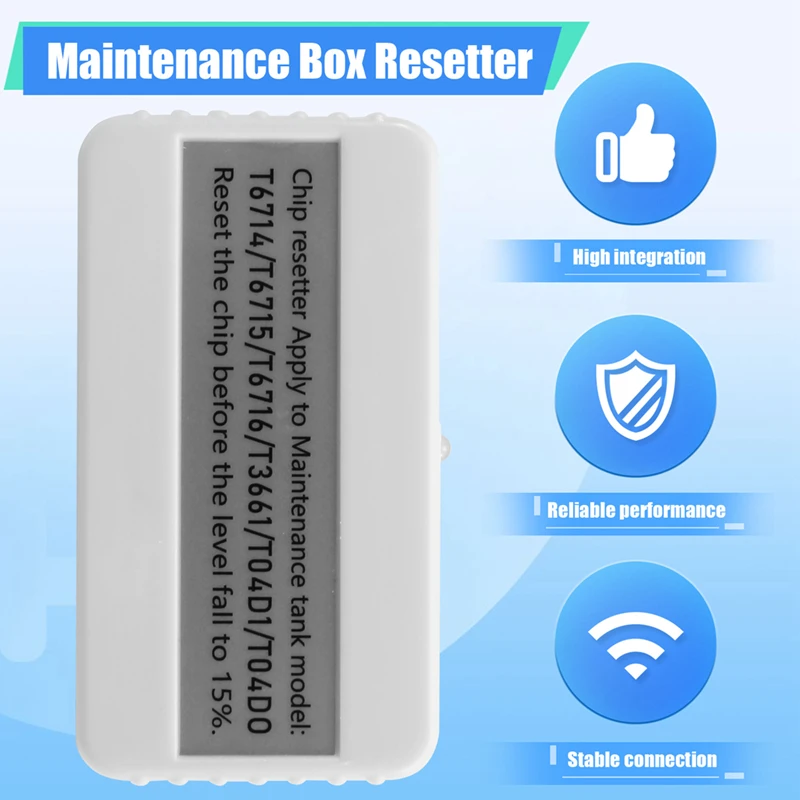 T04D1 Onderhoud Tank Chip Resetter Voor T6714 T6715 T6716 T3661 T04D0 Afval Inkttank Chip Reset Tool EEN