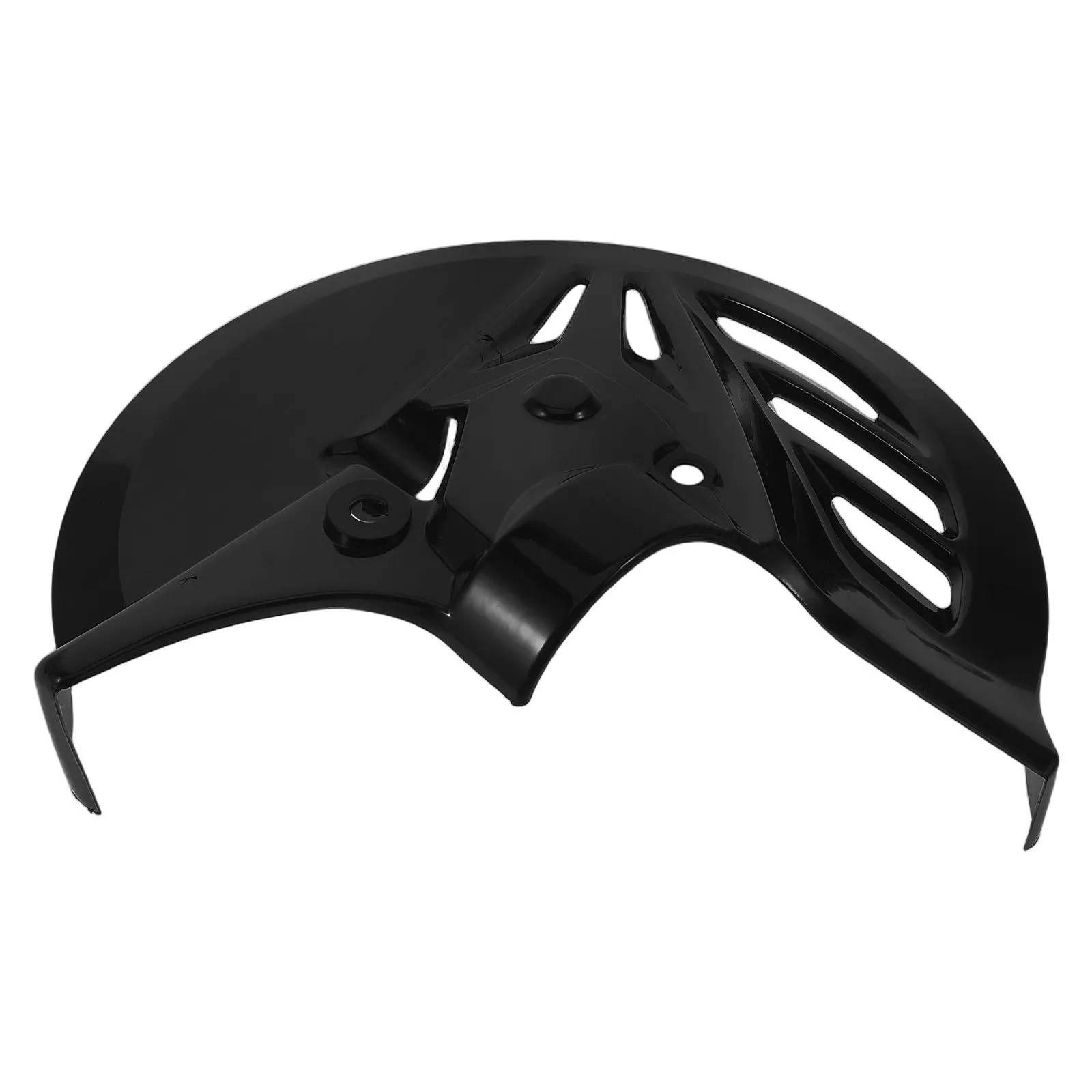 Motorcycle Front Brake Disc Protector Shield 270Mm Plastic Rotor Guard Protective Cover Black for Road Riding Dirt Bike