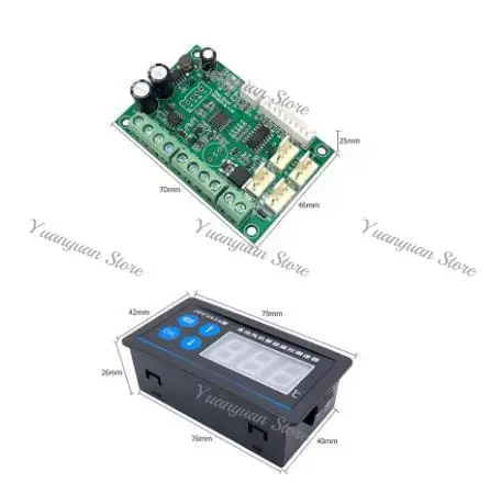 Chassis Cabinet Fan Governor 48V12V24V 485 Serial Port Communication Temperature Control Speed Control Quiet Energy Saving