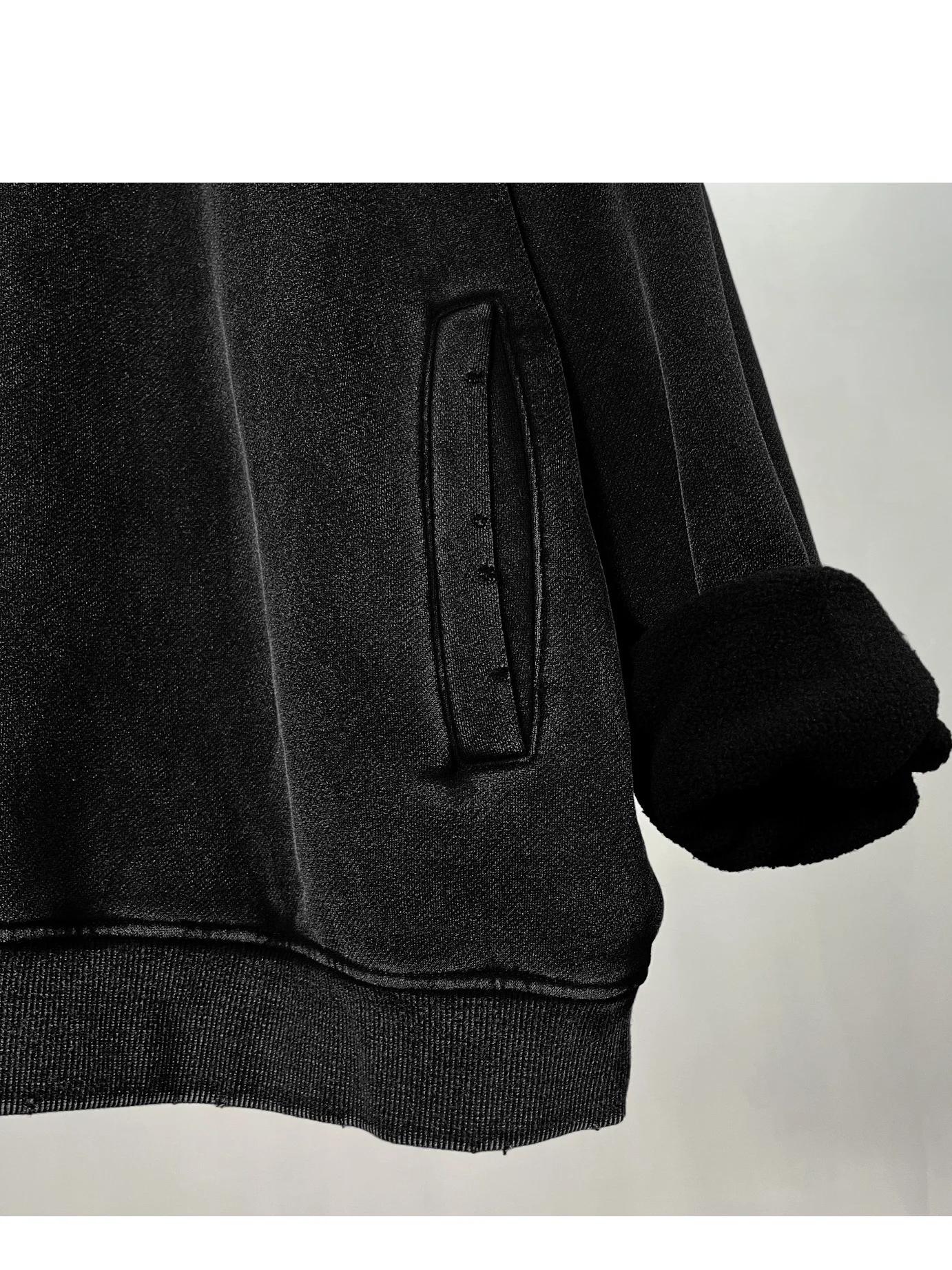 Fashion Trend American Style Casual Hooded Pullover Long Sleeve Sweatshirt Loose Retro Autumn Stylish Thickened Jacket for Men