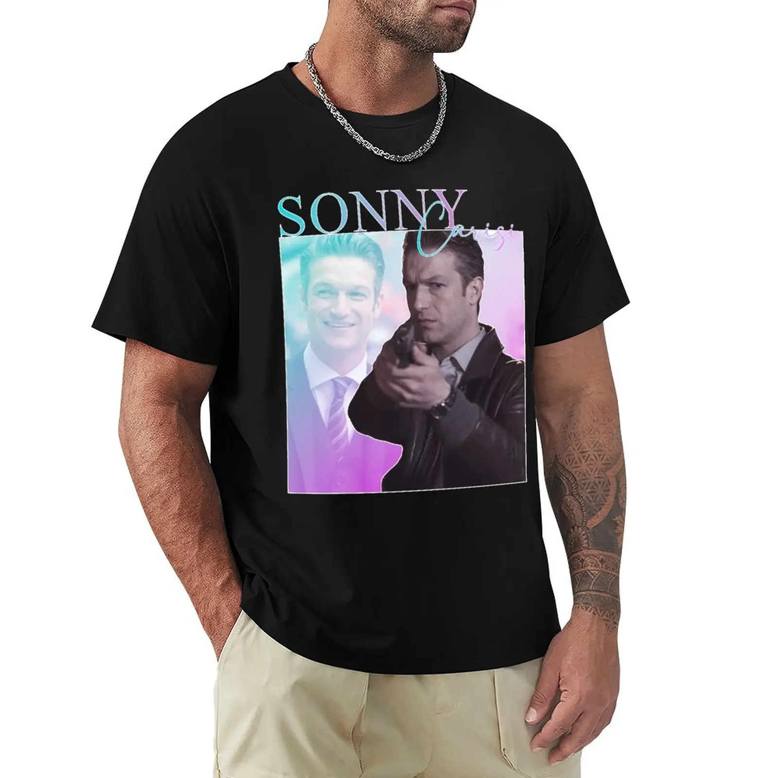Law & Order SVU Sonny Carisi - Retro T Shirt T-Shirt Ultra Soft Breathable Tee Top