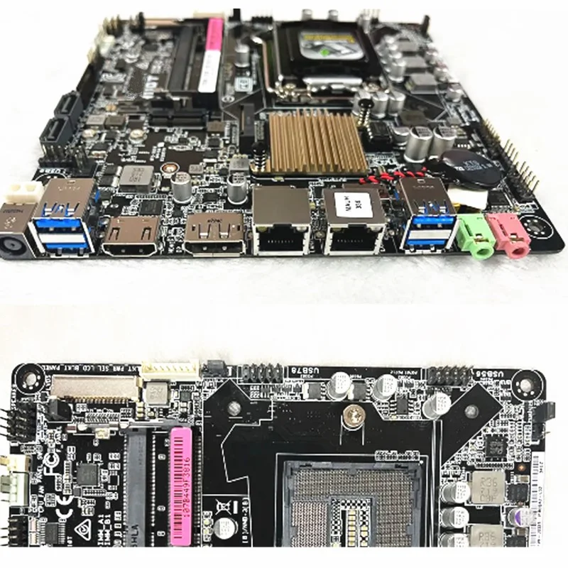 Imagem -02 - Placa-mãe para Chipconjunto Asus H110 Suporta Core i7 de Segunda Geração i5 i3 Ddr4 32gb Pci-e 3.0 M.2 Sata Iii Mini-it Asus-h110t