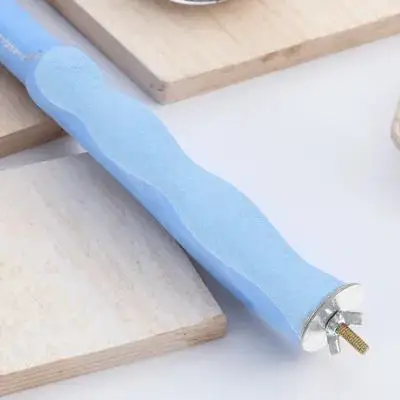 

20cm Bird Perch Natural Wood Rough Sand Grinding Nail Chew Small Medium Large Birds African Grey Parakeet