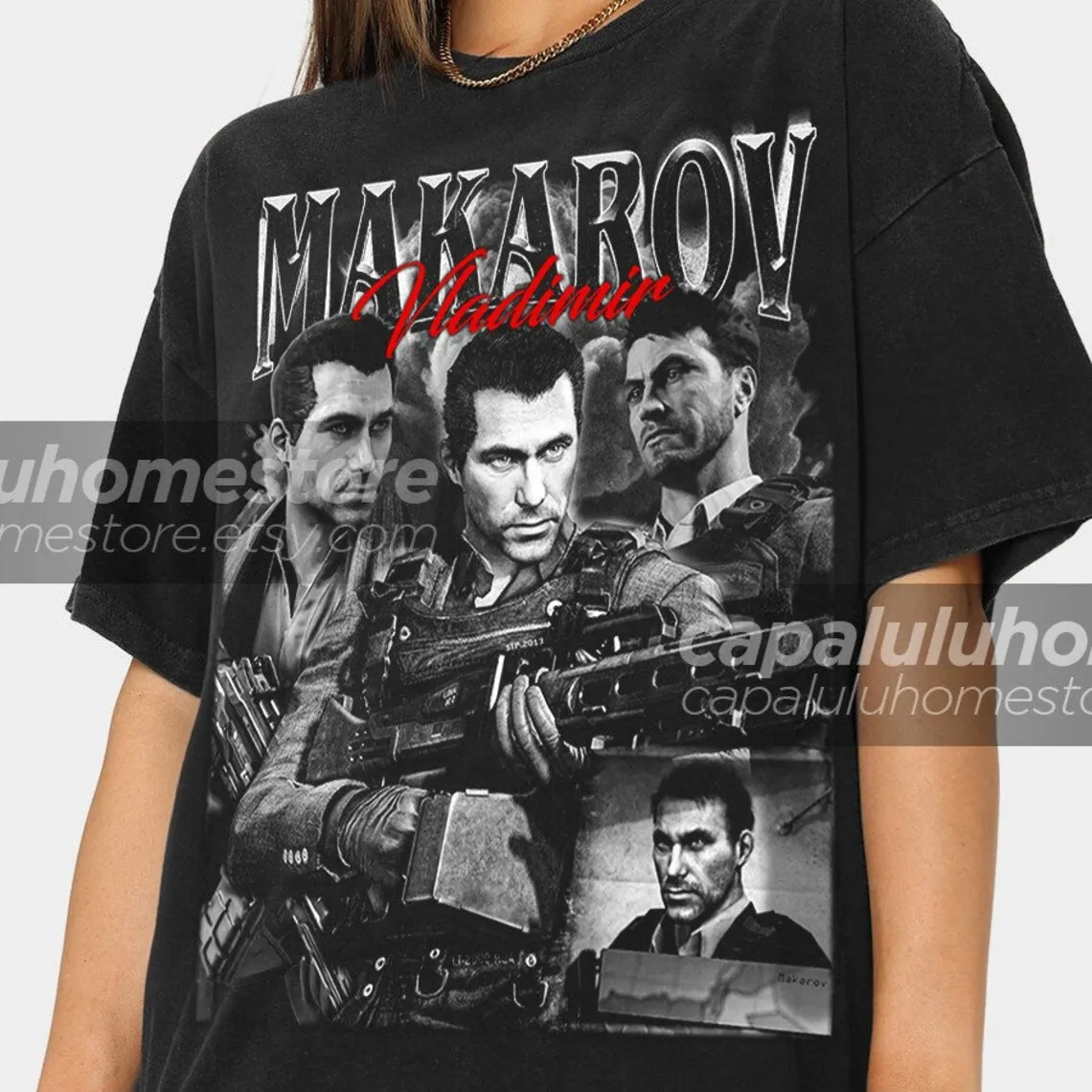 Vladimir Makarov 90s Vintage T-Shirt - Stylish Gift for Video Games Enthusiasts