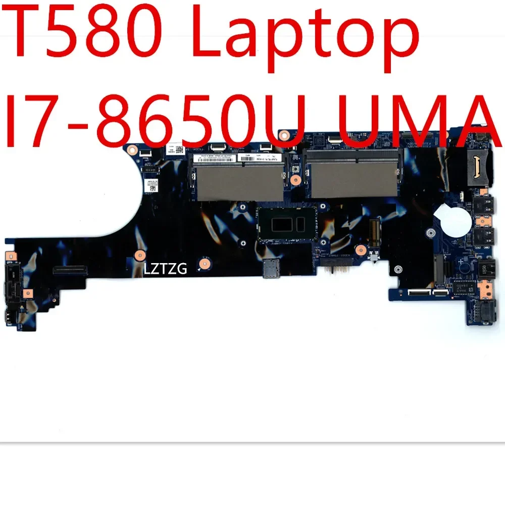

Motherboard For Lenovo ThinkPad T580 Laptop Mainboard I7-8650U UMA 01YR258