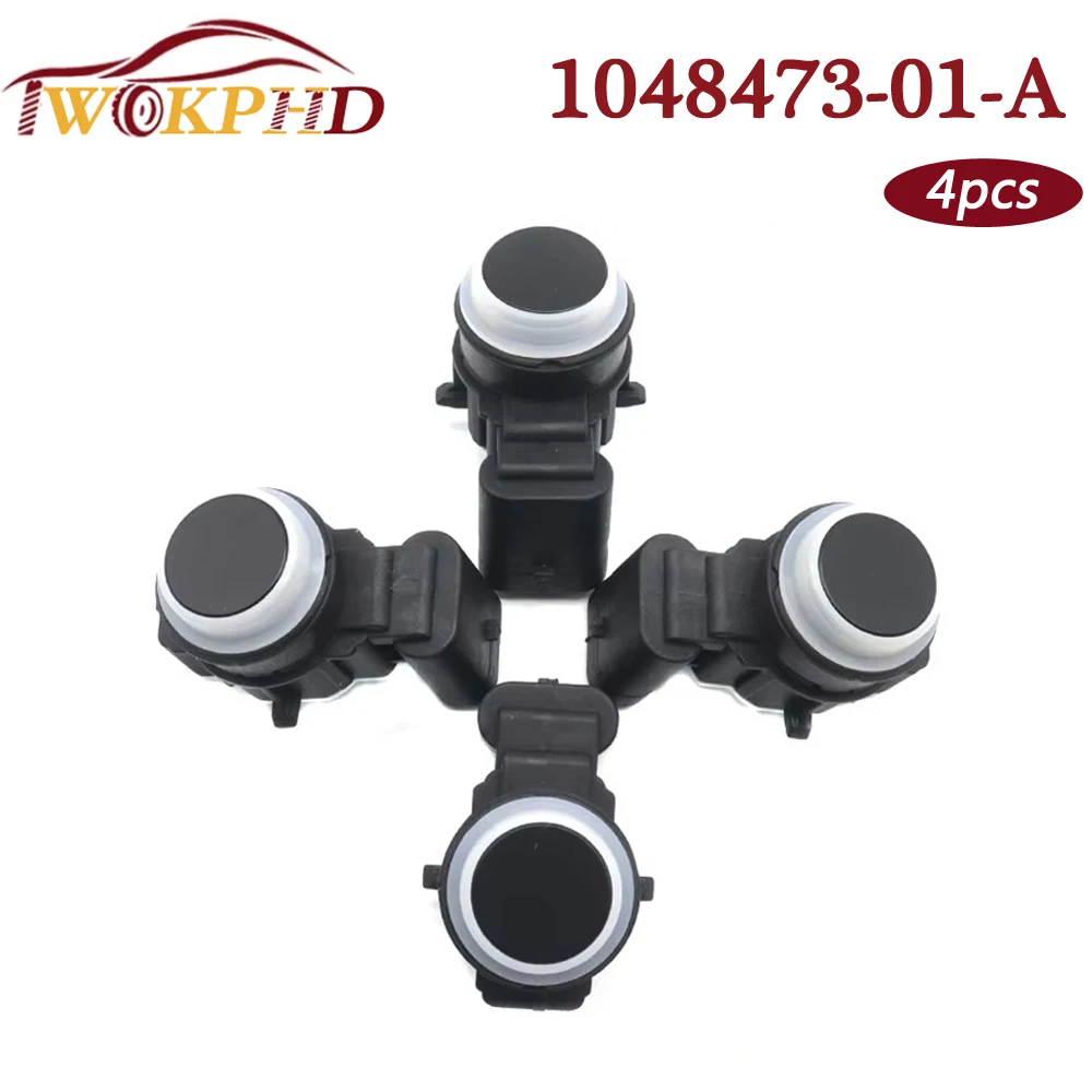 1048473-01-A PDC 4pcs NEW Black Parking Sensor For Tesla Model S Model X 0263033324 0263033335 1048473-13-A 0263033399