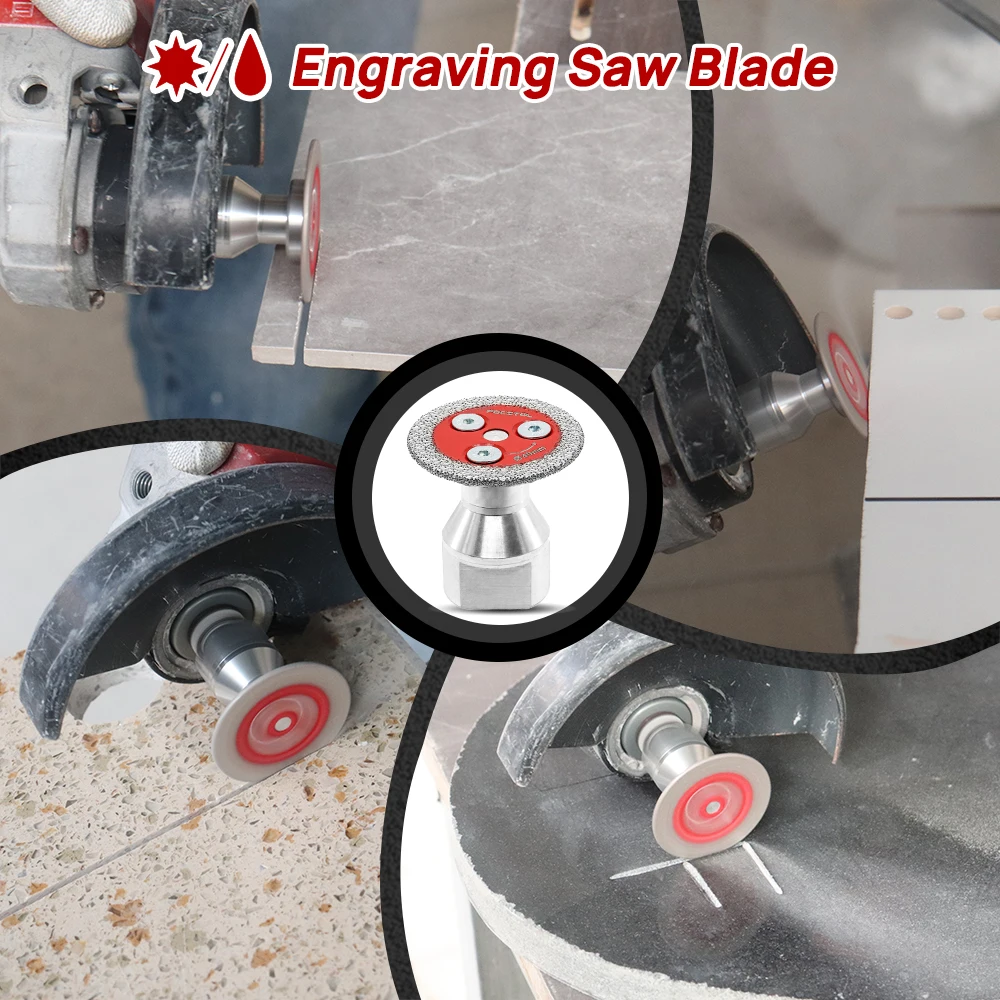 FOCSTOL Diamond Cutting Disc 30-50mm for Jade Crystal Tile Marble Saw Blade Brazed Glass Engraving Glass Mini Saw Blade - Image 5
