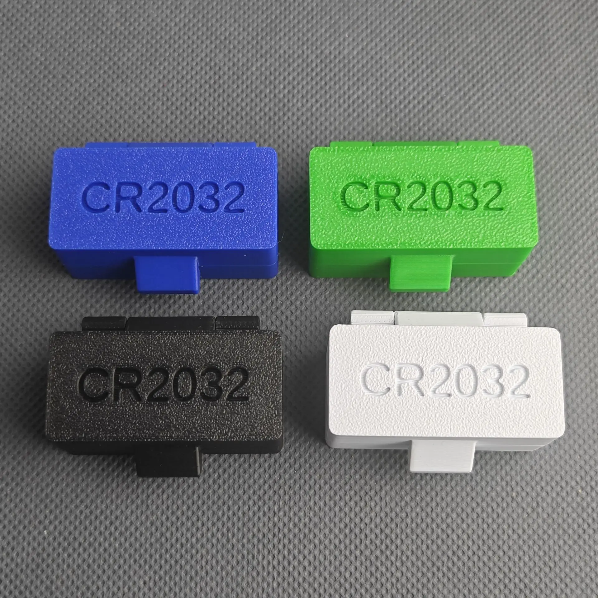 صندوق تخزين بطاريات بزر مطبوع ثلاثي الأبعاد Cr2032&Cr2450&Lr44 صندوق تخزين سلة التخزين