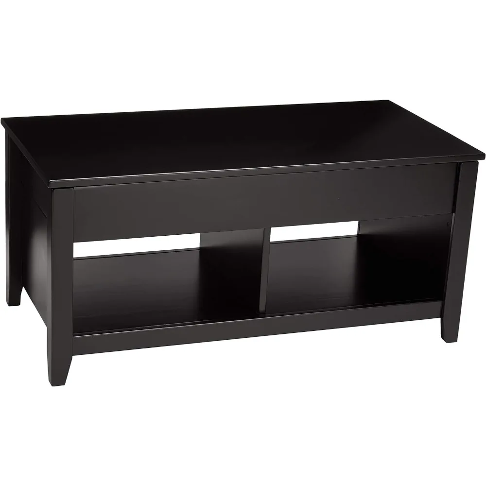 

Coffee Table, Lifting Top Storage Rectangular Coffee Table, Black Coffee Table