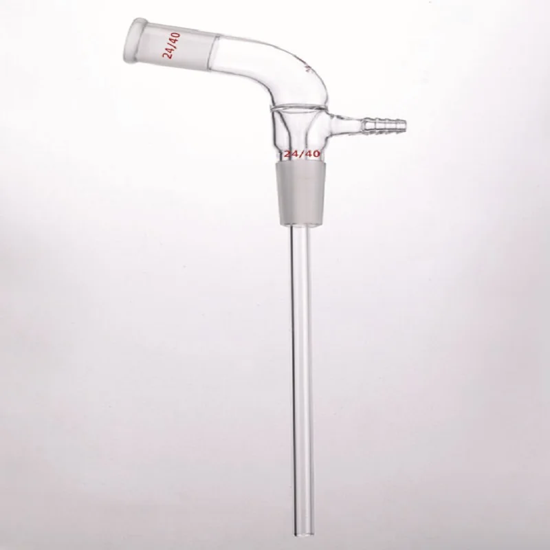 SYNTHWARE Long neck vacuum receiver tube, Joint 14/20 19/22 24/40, Lower pipe length: 100mm/200mm, Borosilicate glass, A64