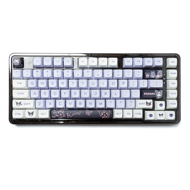 

Kuromi Mac Keycap Xda очень милая Pbt двухсторонняя Сублимация красивая и Освежающая текстура, прочное и точное мастерство