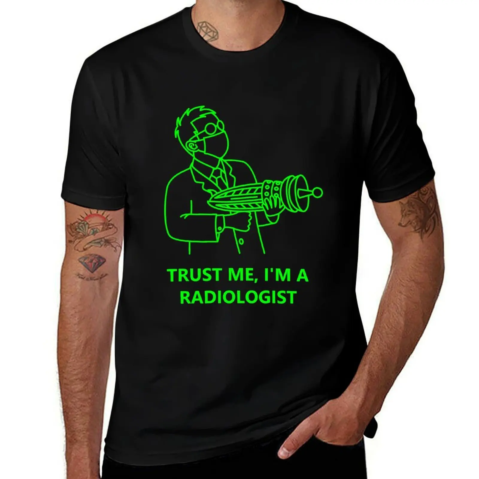 Tenez-moi pour témoin, je suis radiologue, t-shirt de travail à manches courtes pour l'extérieur