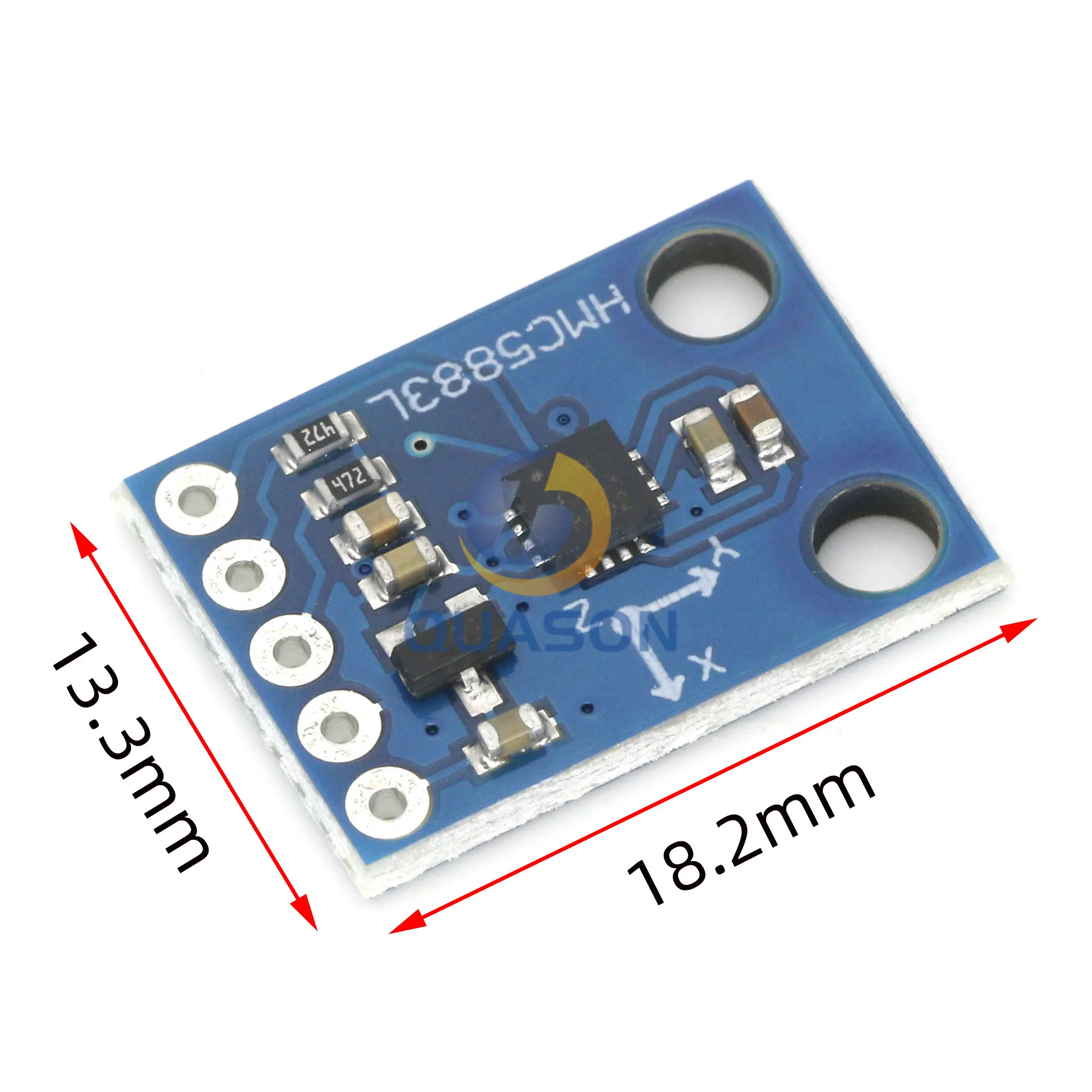 GY-273 3v-5v hmc5883l eixo triplo bússola magnetómetro sensor módulo de campo magnético de três eixos para arduino