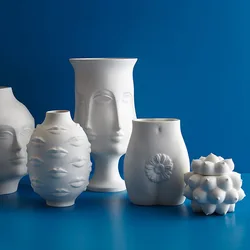 Designer Style Pure White EDIE VASE Sexy Muse Body Vase