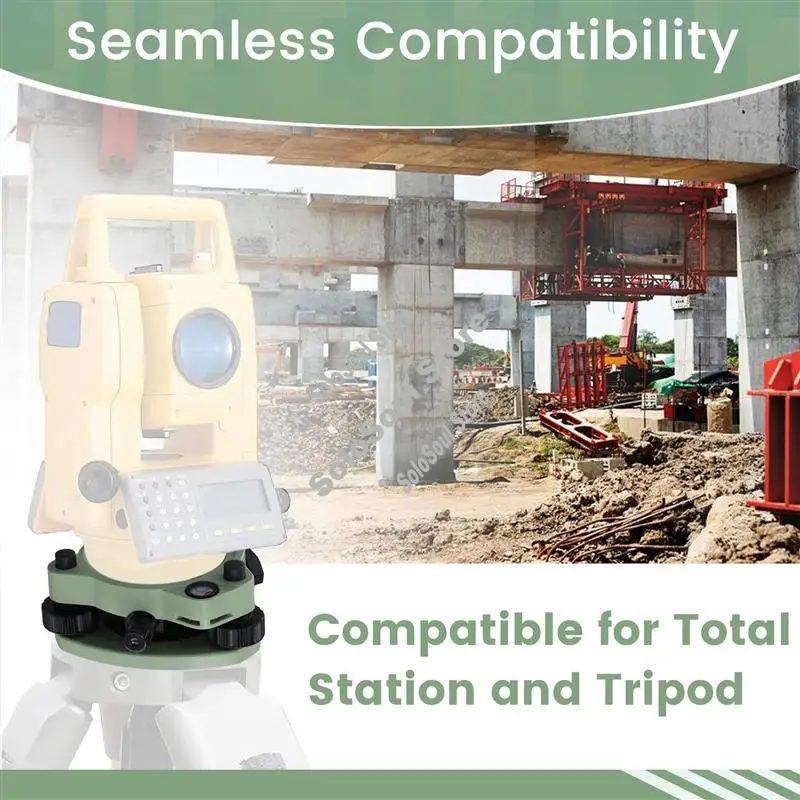 ثلاثي الفك مع برغي أساسي 5/8 بوصة للرمي الضوئي للمحطة الإجمالية السويسرية ثلاثي الفك