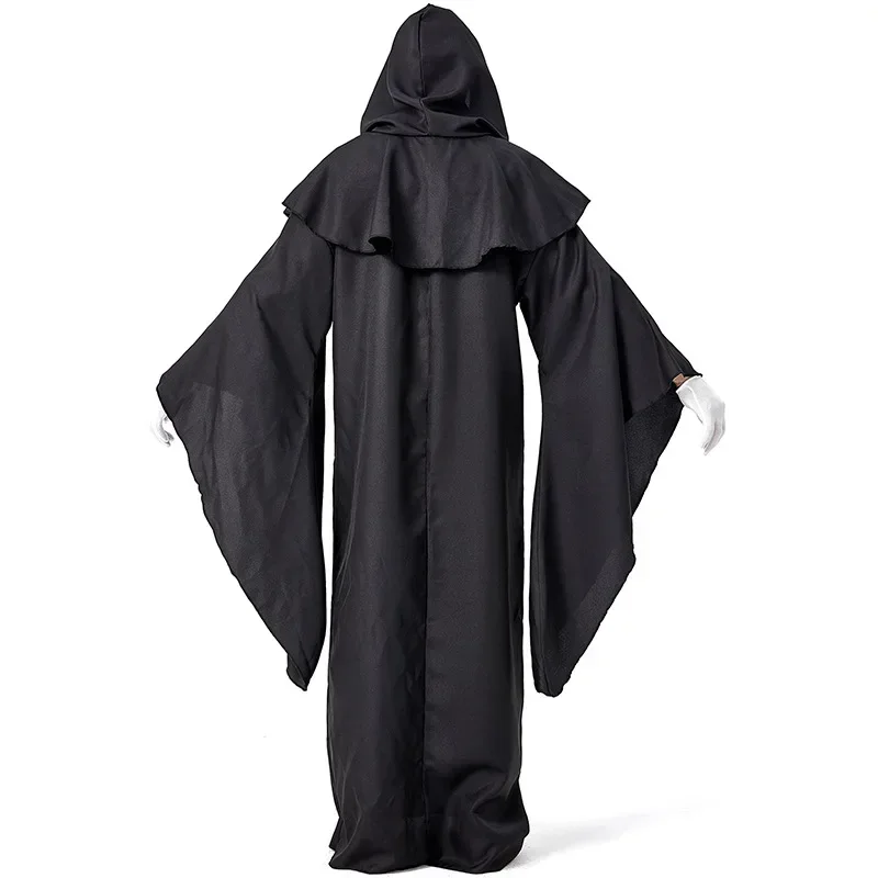 Robe de Barrage Cosplay Médiéval pour Homme Adulte, Religieux, Missionnaire, Esprit Maléfique, Assassin, Vampire, Halloween