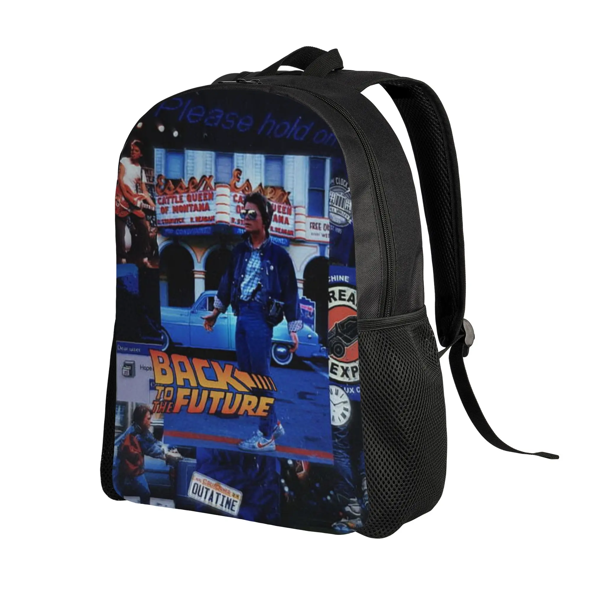 Back to school season Popular Trendy Interesting Back to the Future Knapsack  For Men Women Cool Backpack