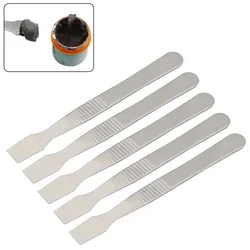 5Pc Metal Spudger Disassemble Crowbar Phone Repair Tool 120x11mm Stainless Steel Solding Paste Spudger For Electronic Repair