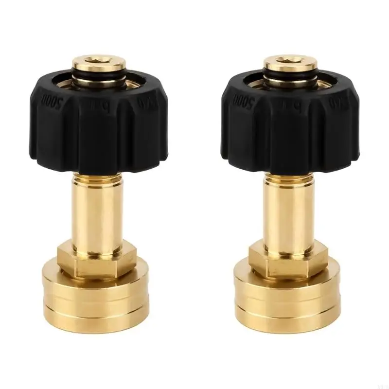

X9FA Copper 3/4In Female Quick Adapter For Pressure Washer Inlets M22-14mm Hose To Water Guns Coupling With Tape