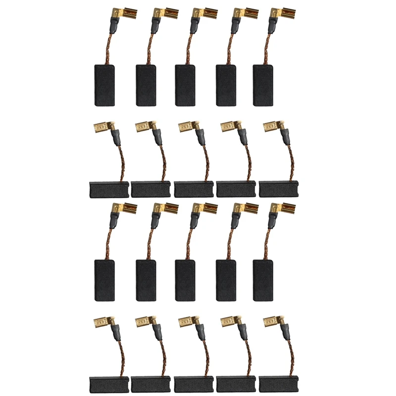 DT15 20pcs Carbon Brushes for DWE4120 DWE4011 for Grinder Motor Replacement Part Power Tool Accessories