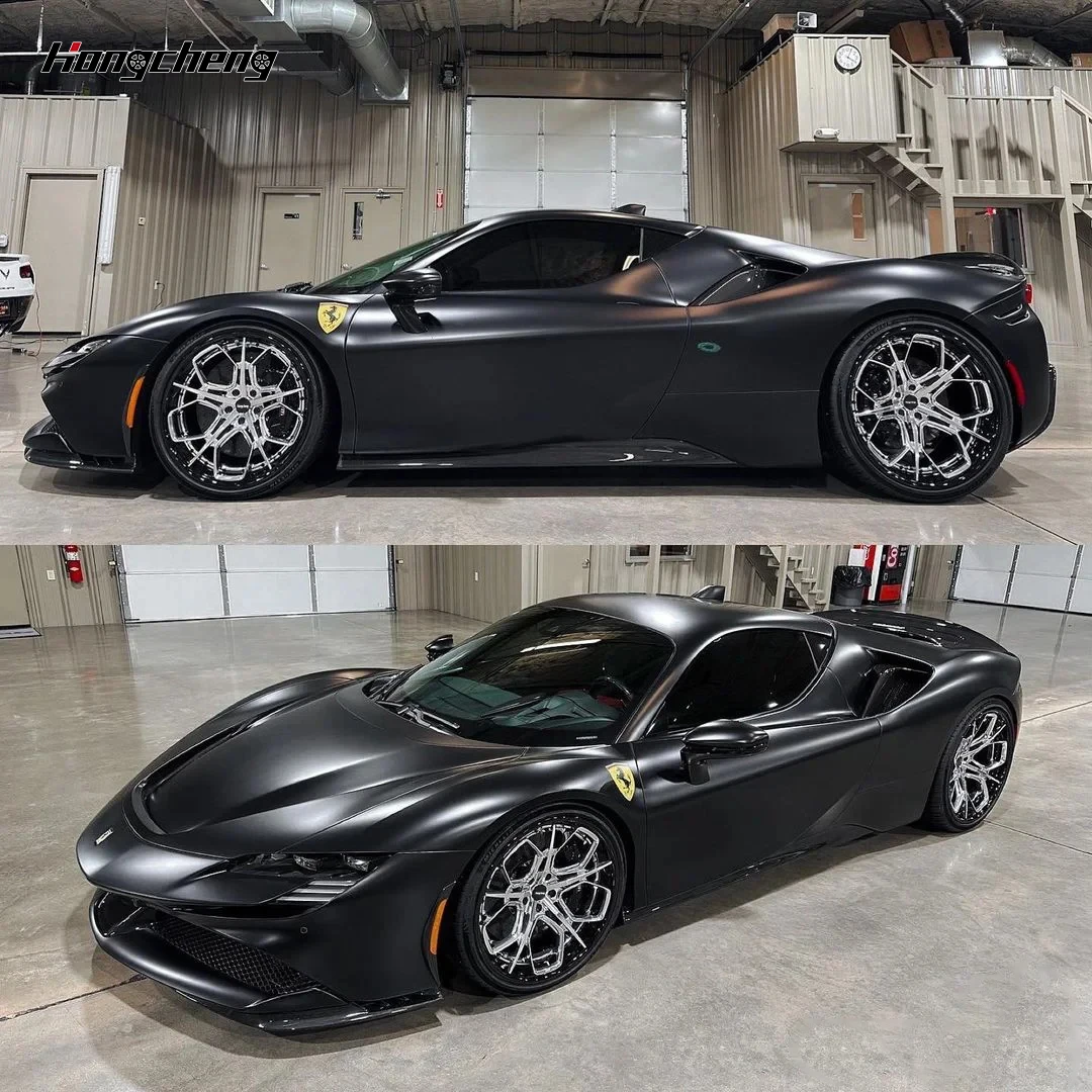 New model of 262 Piece Deep Concave Burnish Alloy Forged Wheels 16 17 18 19 20 21 22 Inch 5X112 5X120 5X114.3 Rim for