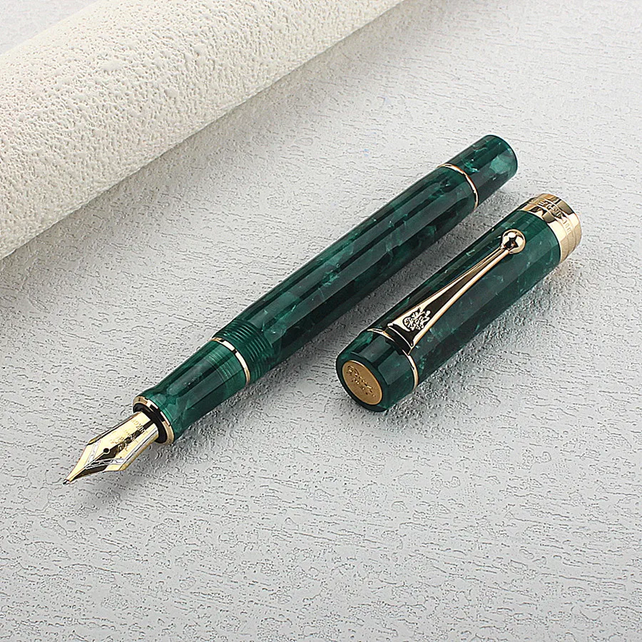 

Jinhao 100 Acrylic Metal Adult Office Writing Bright Tips Ink Pen Business Stationery Pen School Supplies Office Supplies