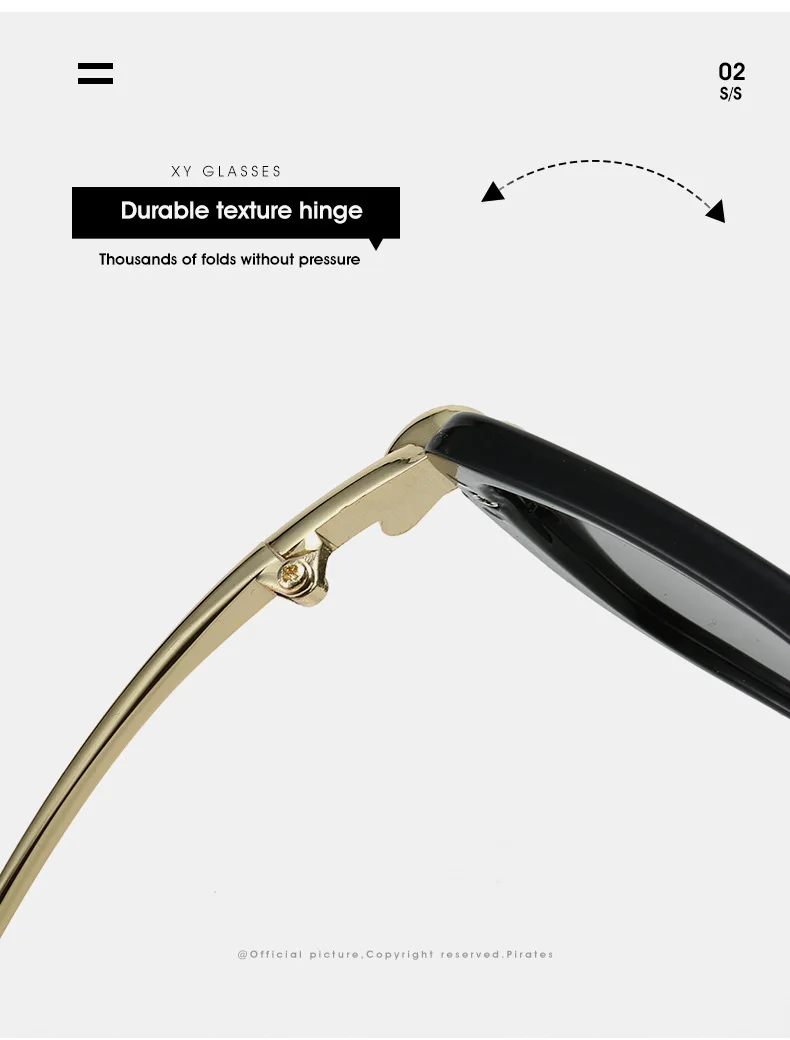 2026 Neue trendige quadratische Retro-Brille | Goldknoten-Detail und Metallbügel | Y2K Edgy-Girly-Stil – Detail 15