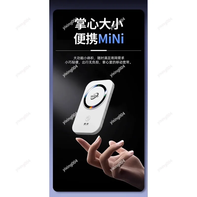 

Portable WiFi6 Wireless Router Universal Mobile Network Device for Car Outdoor Use