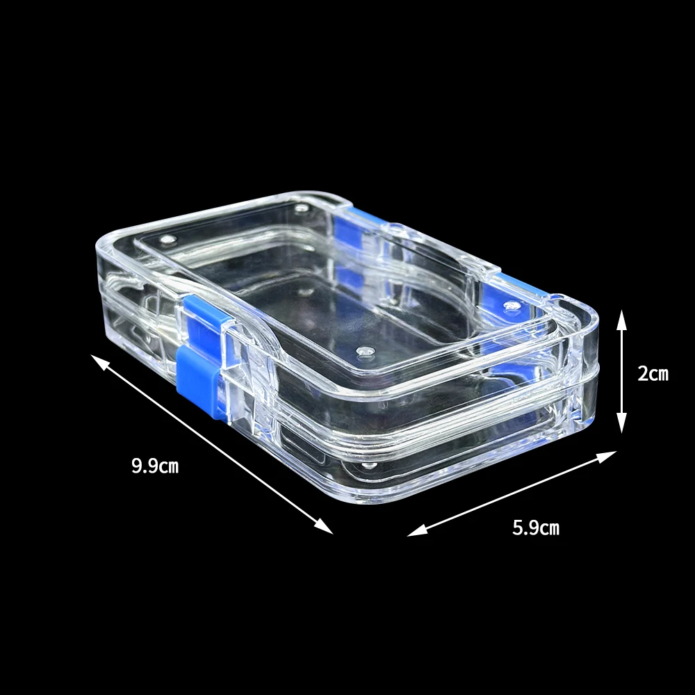 

6pcs Dental Veneers Storage Box With Film Denture Box Membrane Tooth Box With 6/16 Hole Dentistry Materials Technician Tools